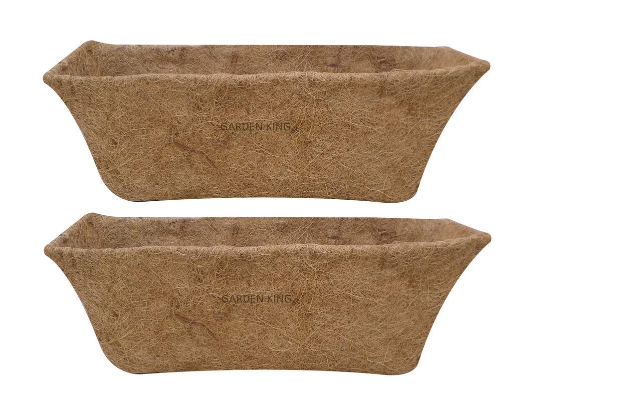 GARDEN KING 24 INCH ECO Friendly Replacement Coir Liner for Metal Wall Trough, Natural Coconut Coco Fiber Trough Liners (Set of 2 PCs) (B08CMJ6X9R) Amazon Price History, Amazon Price Tracker