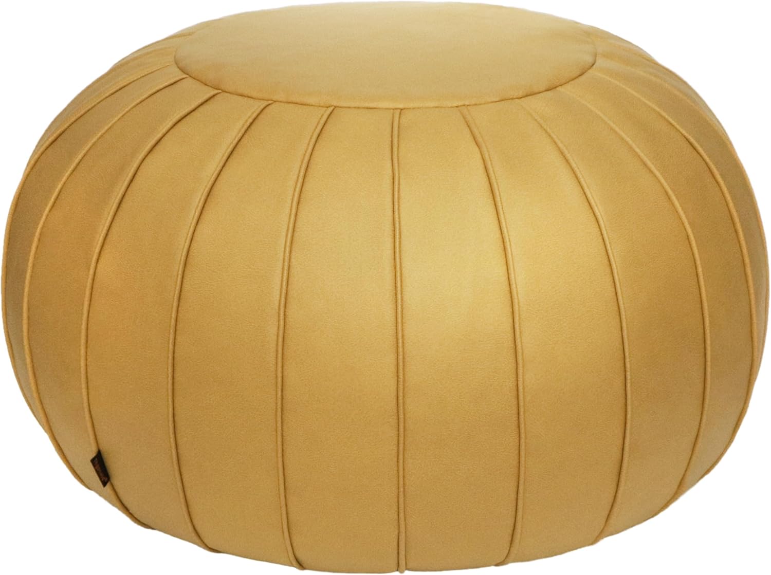 Thgonwid Unstuffed Faux Suede Pouf Cover, Ottoman, Bean Bag Chair