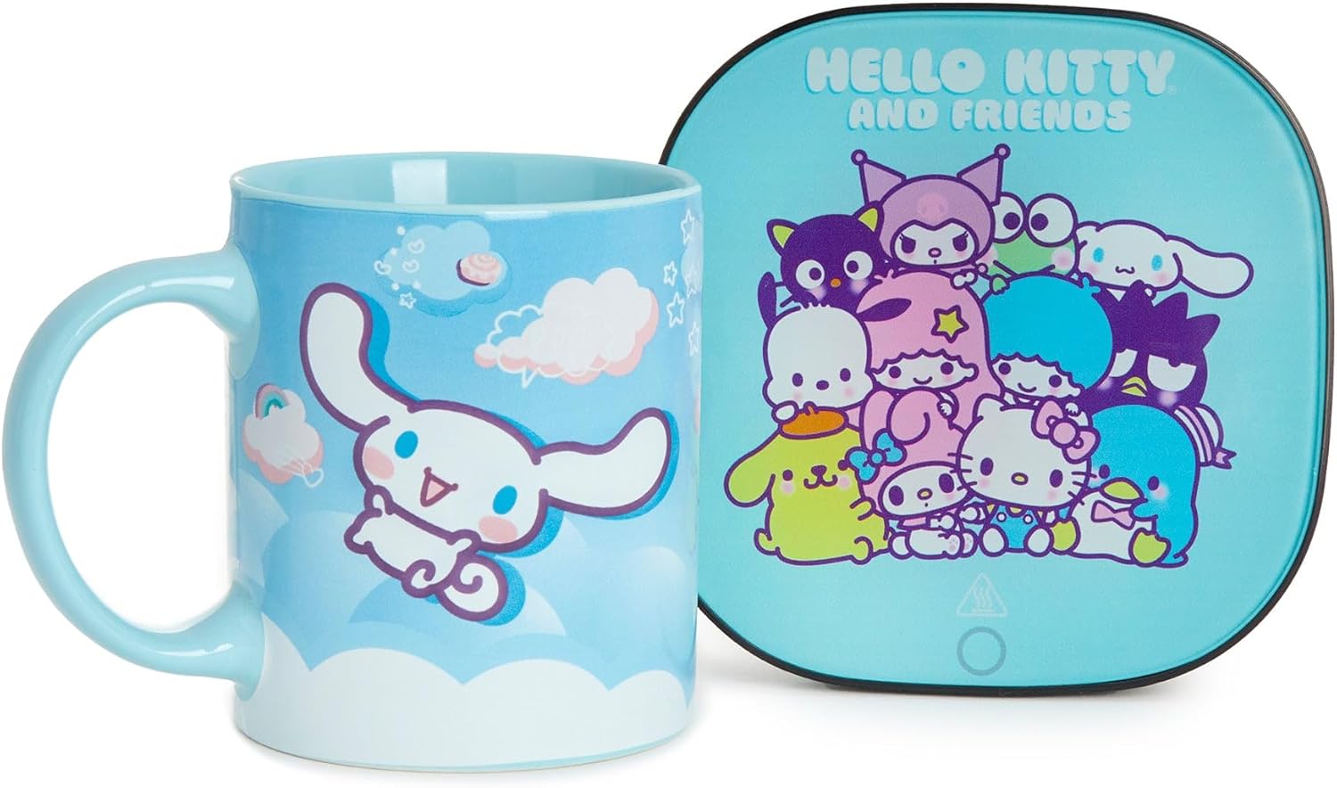 Uncanny Brands Cinnamoroll Coffee Mug with Electric Mug Warmer Keeps Your Favorite Beverage Warm - Auto Shut On/Off