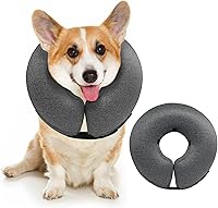 Vista 53 de MIDOG Inflatable Dog Cone Alternative for After Surgery - Soft Protective Donut Collar Prevents Licking, Comfortable Recovery E-Collar Alternative