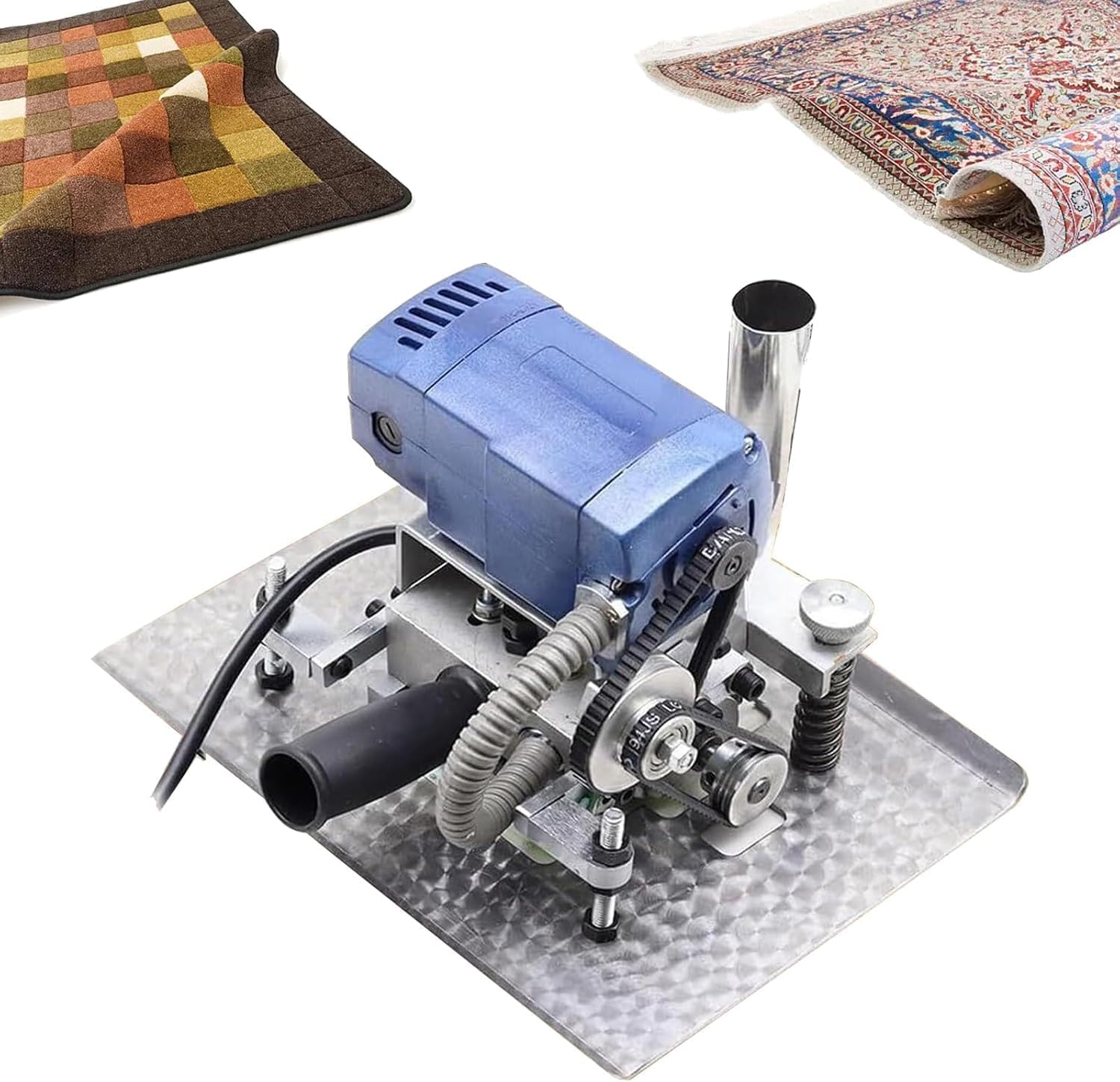 Electric Carpet Shearing Machine, 500W Portable with Adjustable Depth, 15000rpm for Professional Carpets Weaving and Pile Trimming