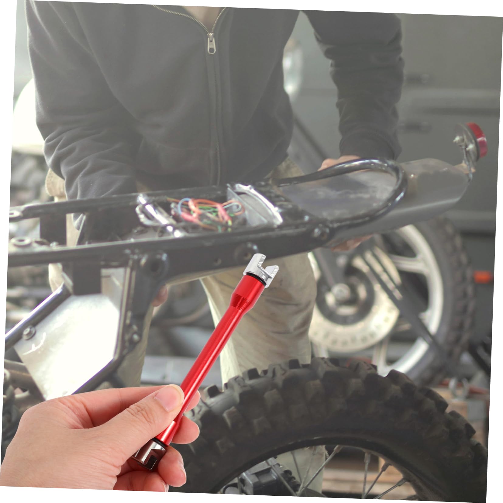 1juego Llaves De Radios para Motocicletas y Bicicletas Herramienta De Reparación Almacenamiento Práctica y Duradera