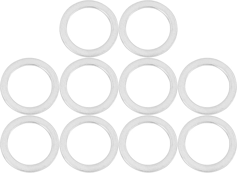 Junta do bujão de dreno de óleo M18 X AUTOHAUX para Porsche 900-123-106-30 – Pacote com 10 unidades