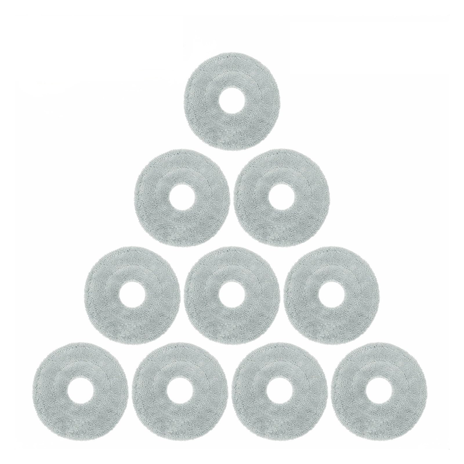 HIZON Robot Vacuum Cleaner Spare Parts Mop Cloth Pad，Compatible For Ecovacs，X5 / X5MAX / X5PRO(Mop-10PCS)