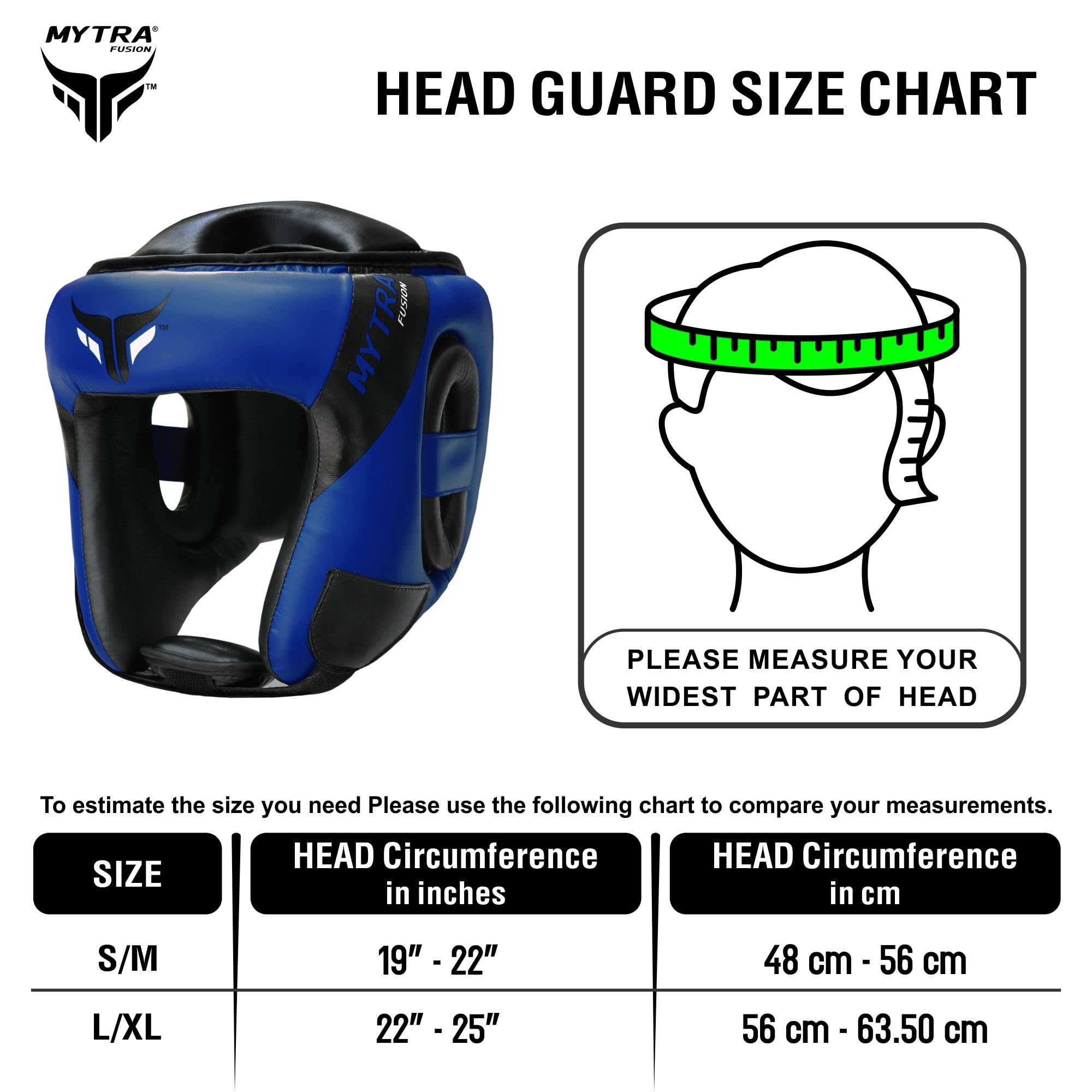 Mytra Fusion Casque Boxe - Casque MMA avec Sangle réglable Kickboxing, Muay Thai, Sparring, Arts Martiaux, Karaté Casque de Boxe