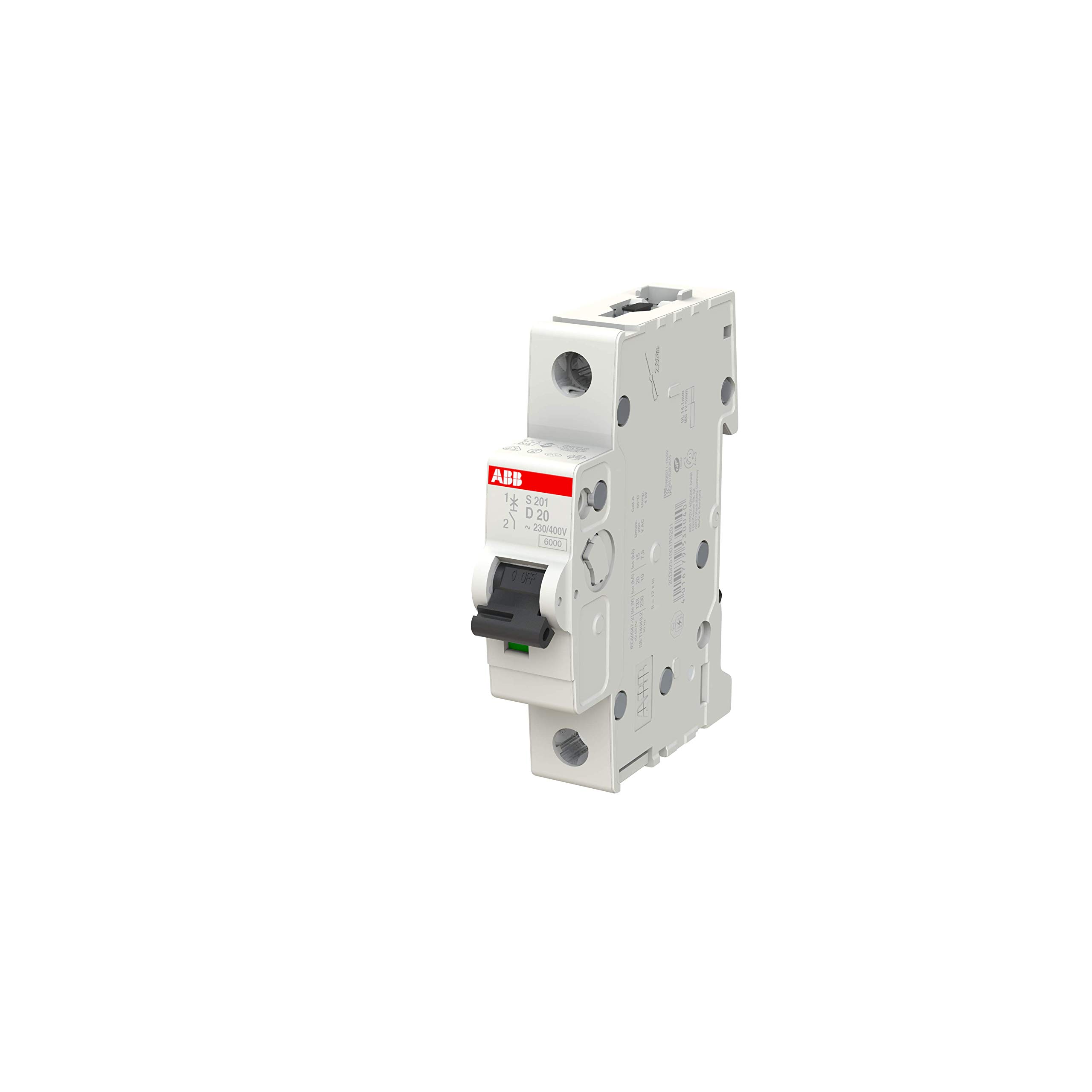 ABB S201 D20 INTERRUTTORE AUTOMATICO 6KA 1P