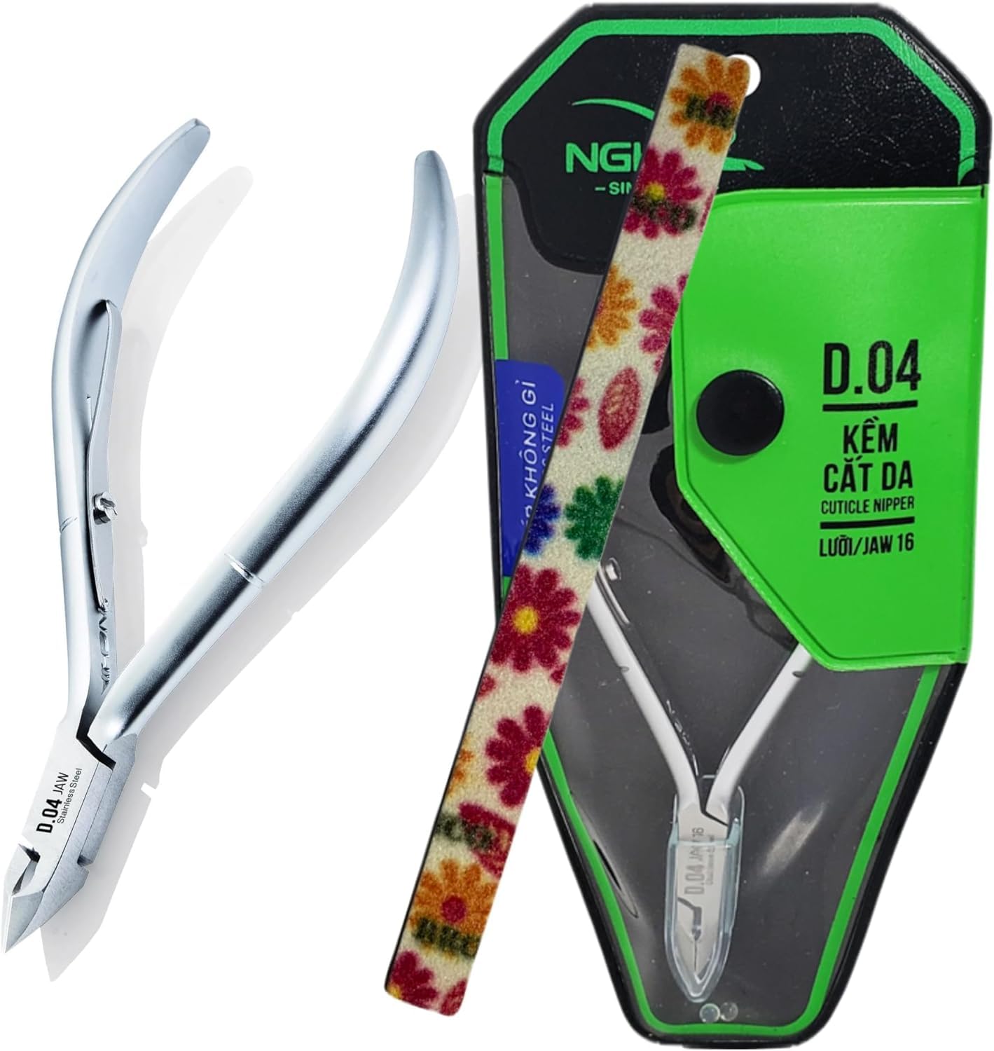 NghiaProfessional Stainless Steel Cuticle Nipper C-05 (D-04) Jaw 16 Osimihome Cuticle Cutter Trimmer Manicure Tools with 1 Spring– Perfect Nail Care Tool at Home/Spa/Saloon