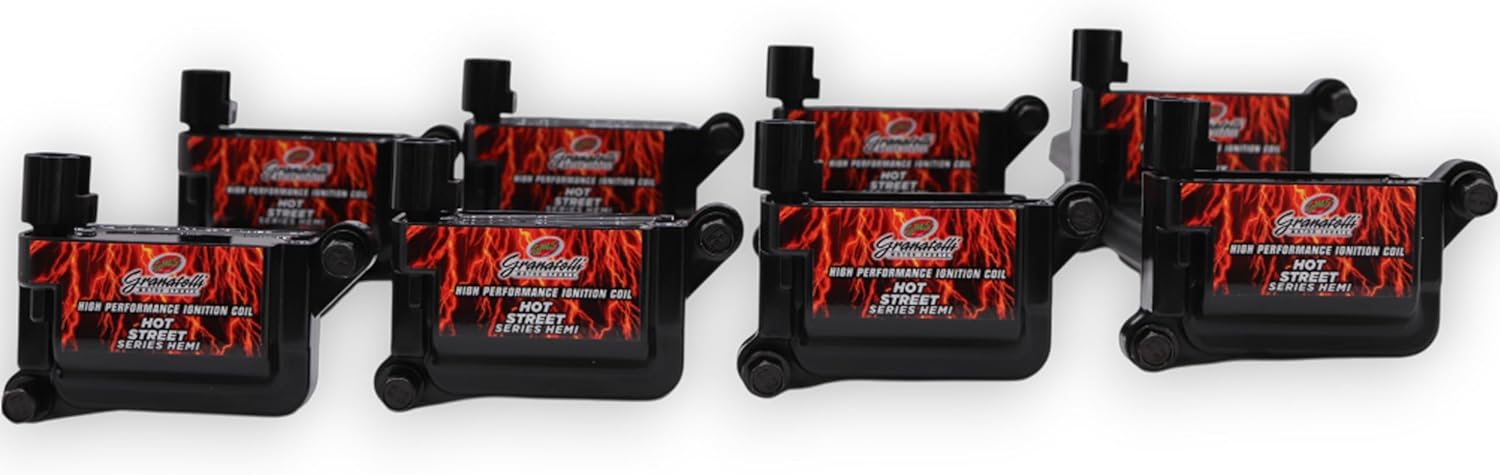 Granatelli Motor Sports Hot Street Coil-On-Plug Coil Set And Connector Kit 28-0504-CP