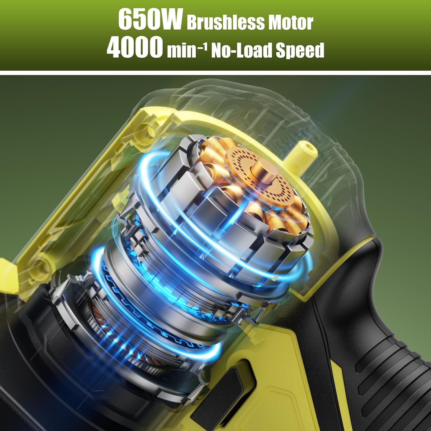 Mini Chainsaw Cordless for Dewalt 20V MAX Battery,8-Inch Brushless Pruning Chainsaw with 650W Motor, 24.6FT/S Fast Powerful Cutting,4000RPM Electric Chain saw for Wood Cutting (Battery Not Included)