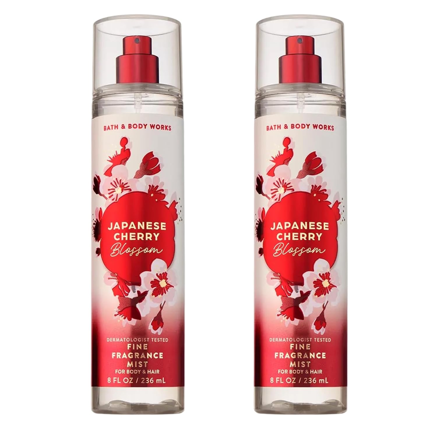 Bath Body Works Japanese Cherry Blossom Fine Fragrance Mist Body Spray Perfume for Women Long-Lasting Personal Fragrance Iconic