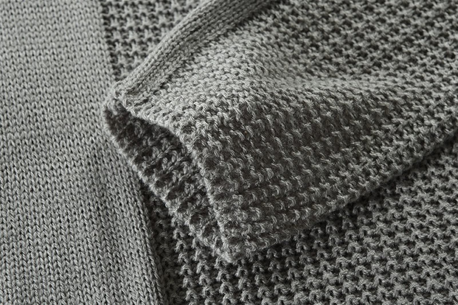 Świąteczny sweter miękki dzianinowy męski sweter sweter z dzianiny kabel sweter stylowy dzianina lekkie swetry pulower wąski sweter dżentelmen na zewnątrz sweter (kolor: Szary, rozmiar: XXXL)