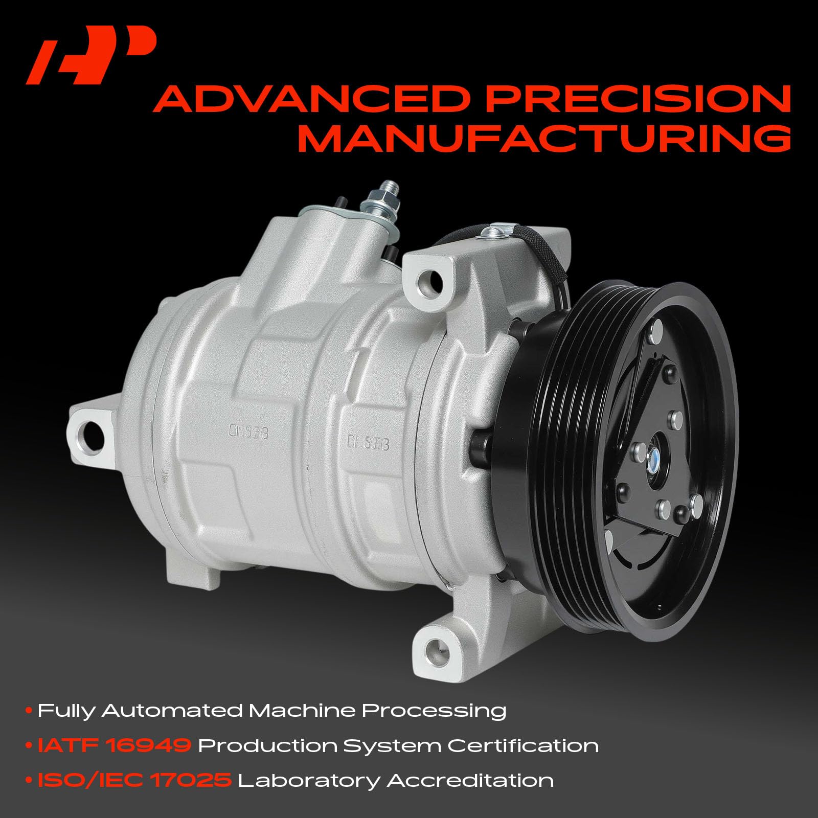 A-Premium Condizionatore d'aria Compressore AC con frizione compatibile con Dodge Charger 2006 Magnum & Chrysler 300 2005-2006, V6 3.5L