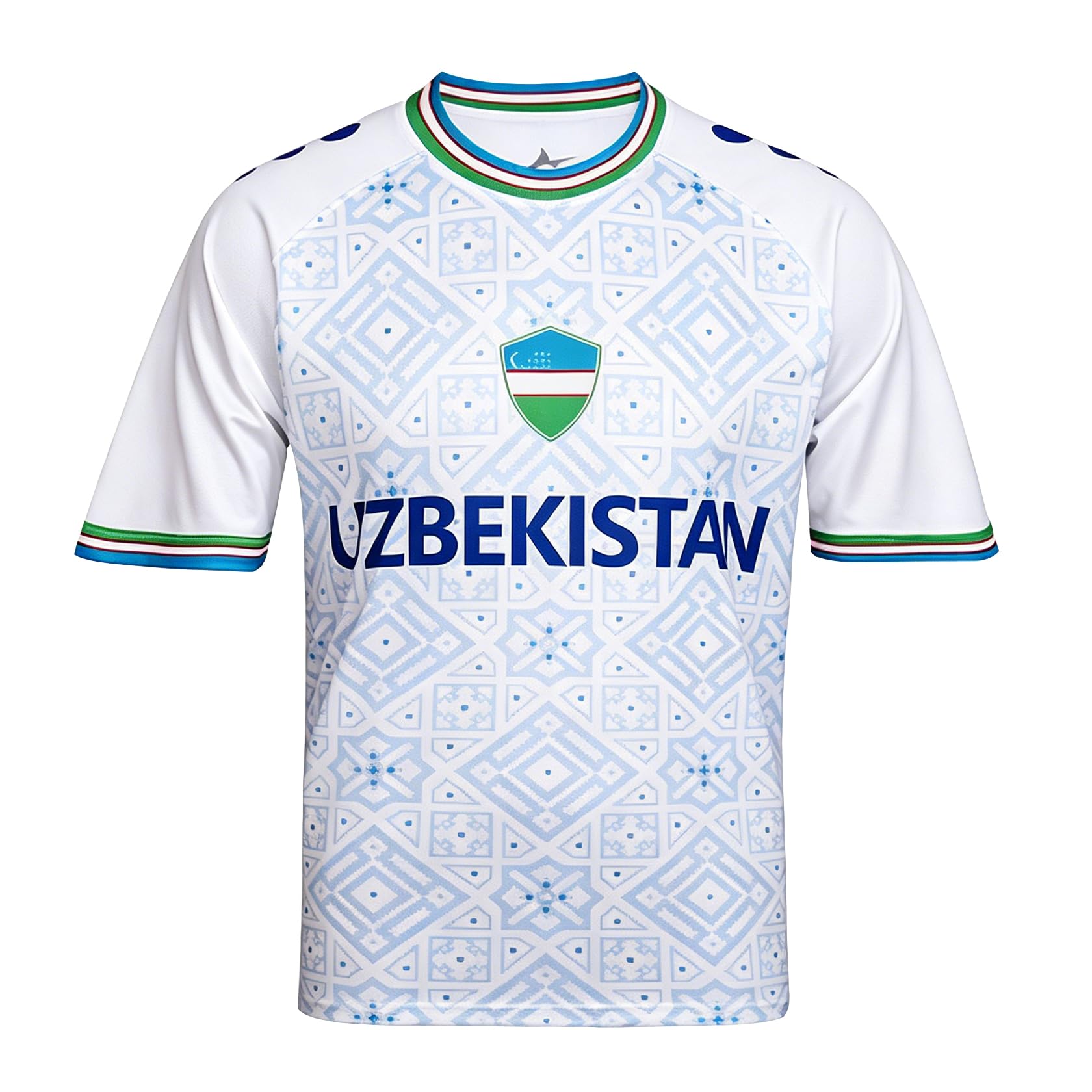 2026 Football Cup T Shirts Soccer Fans 48 National Teams Sport Casual National Flag Printing Short Sleeve Mens Womens Training Stretch Breathable Quick Dry Tee Shirt Uzbekistan M — image 1