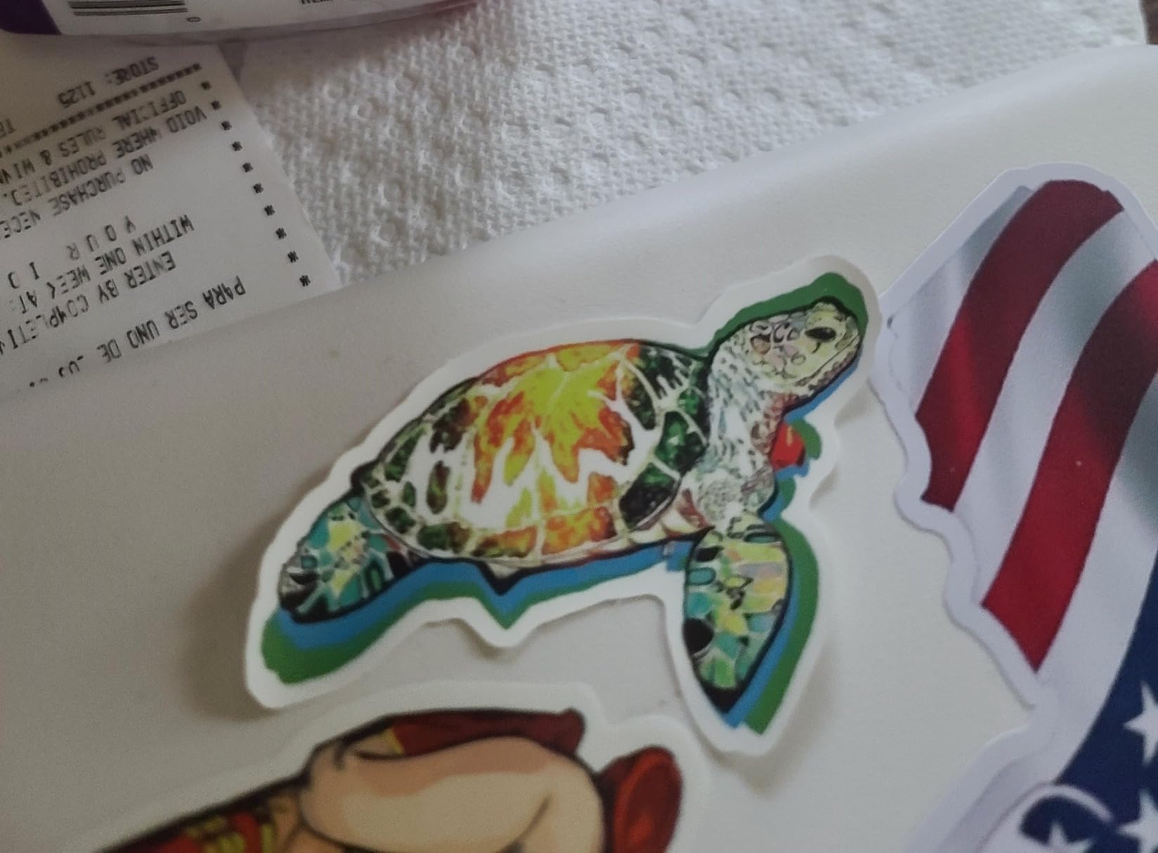 Cute stickers, they just don't stick very well