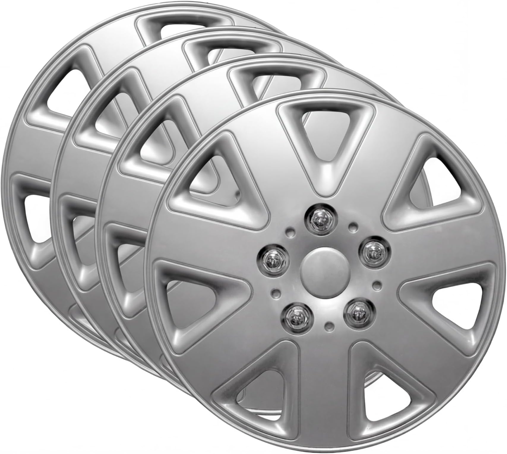 Streetwize SWUX12 Urban X Hurricane Wheel Cover Set - 15 in. Hubcap, Decorative Wheel Trim | Automotive Exterior Car Accessories