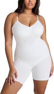 HONEYLOVE Low-Back Bodysuit for Women - Targeted Compression Shapewear - Tummy Control Body Shaper