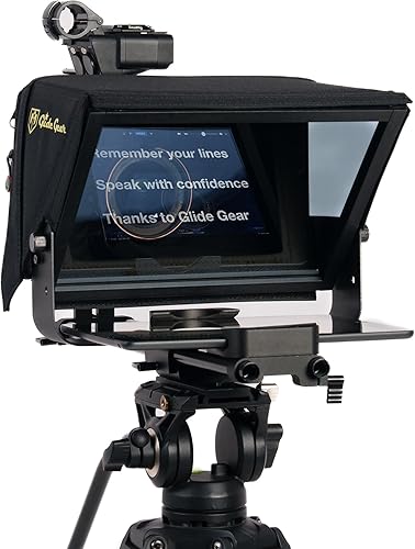 Miniatura 10 de Glide Gear TMP 75 Teleprompter - Laptop, DSLR, Smartphone - Funda de transporte, sin montaje