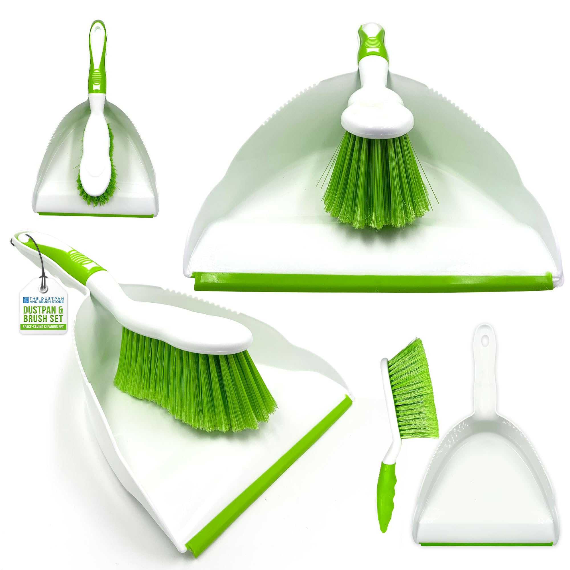 Tdbs The Dustpan And Brush Store Green Dustpan And Brush Set, Choose Your Colour (Green)