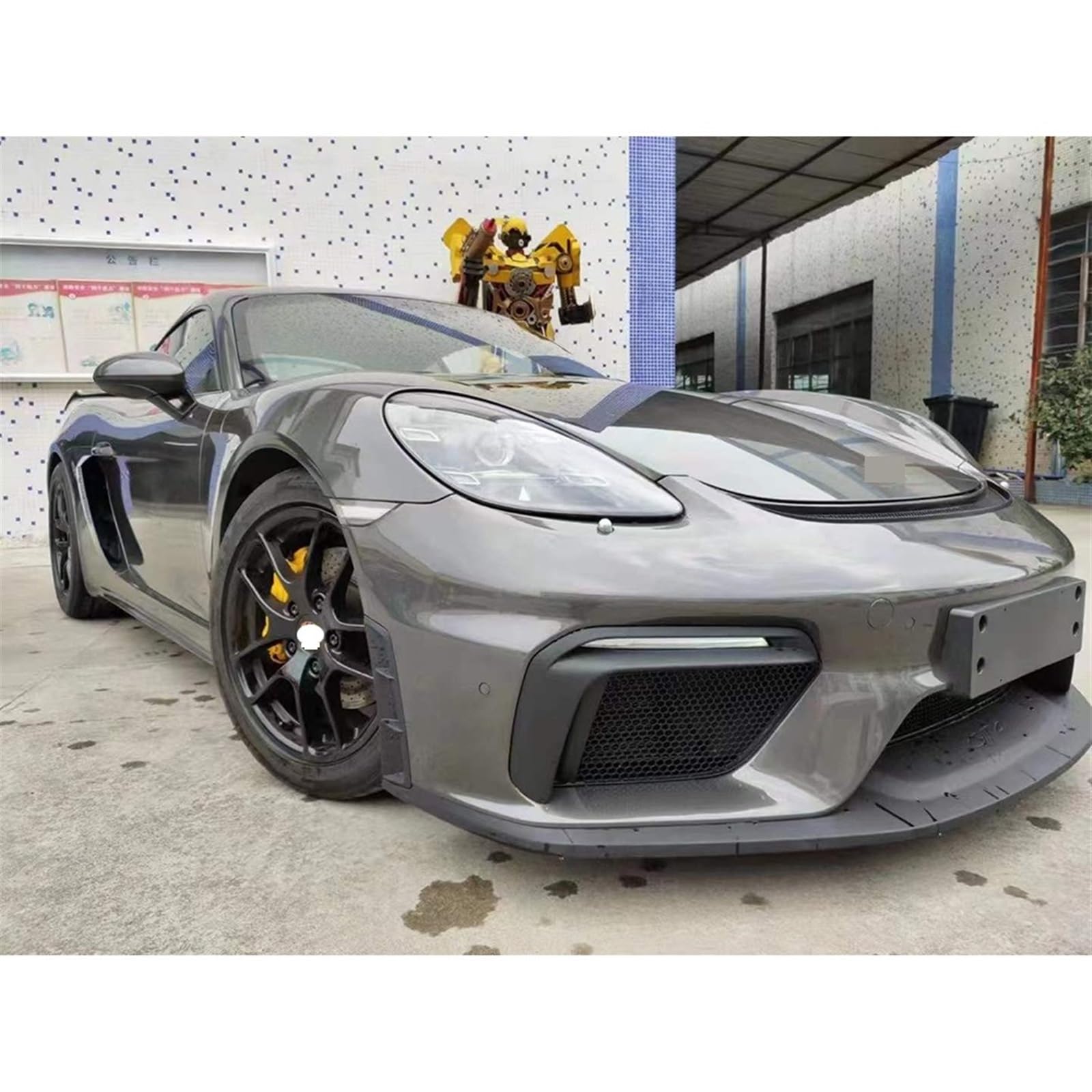 Amazon.co.jp: GT4スタイル PPフロントバンパーボディキット ポルシェ