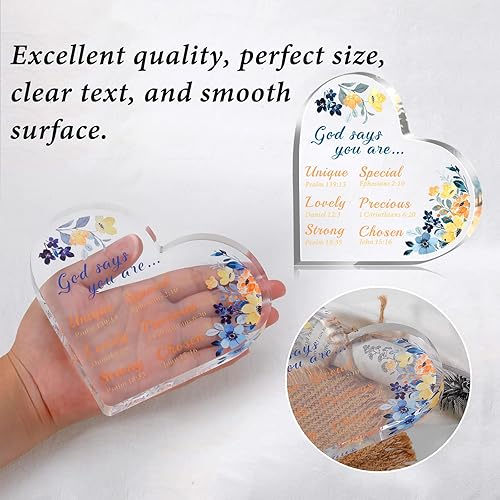 Miniatura 7 de Regalos cristianos inspiradores para mujeres, regalo del día de San Valentín para su hija de mamá, versículo bíblico, regalos religiosos para