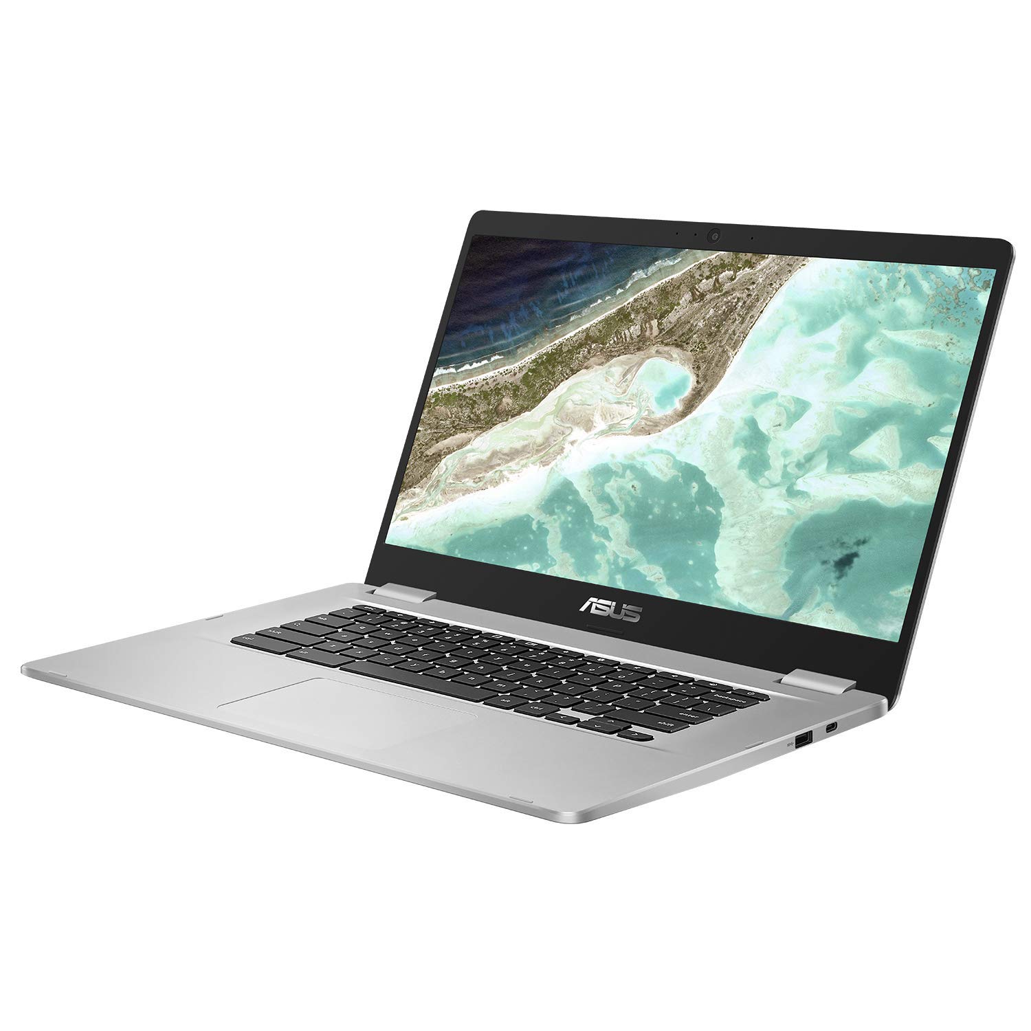 ASUS Chromebook C523NA-A20460 Ordinateur Portable Tactile 15.6" FHD (Intel Celeron, RAM 8 Go, eMMC 64 Go, ChromeOS) Clavier AZERTY FR