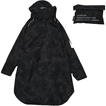 KiU Kiu Visible Bicycle Rain Poncho, VISIBLE BICYCLE RAIN PONCHO, Waterproof, Water Repellent, Durable, Rain Protection, Typhoon, Rainy Season, Raincoat, Sleeve Poncho, Anorak, Rain Gear, Sleeves