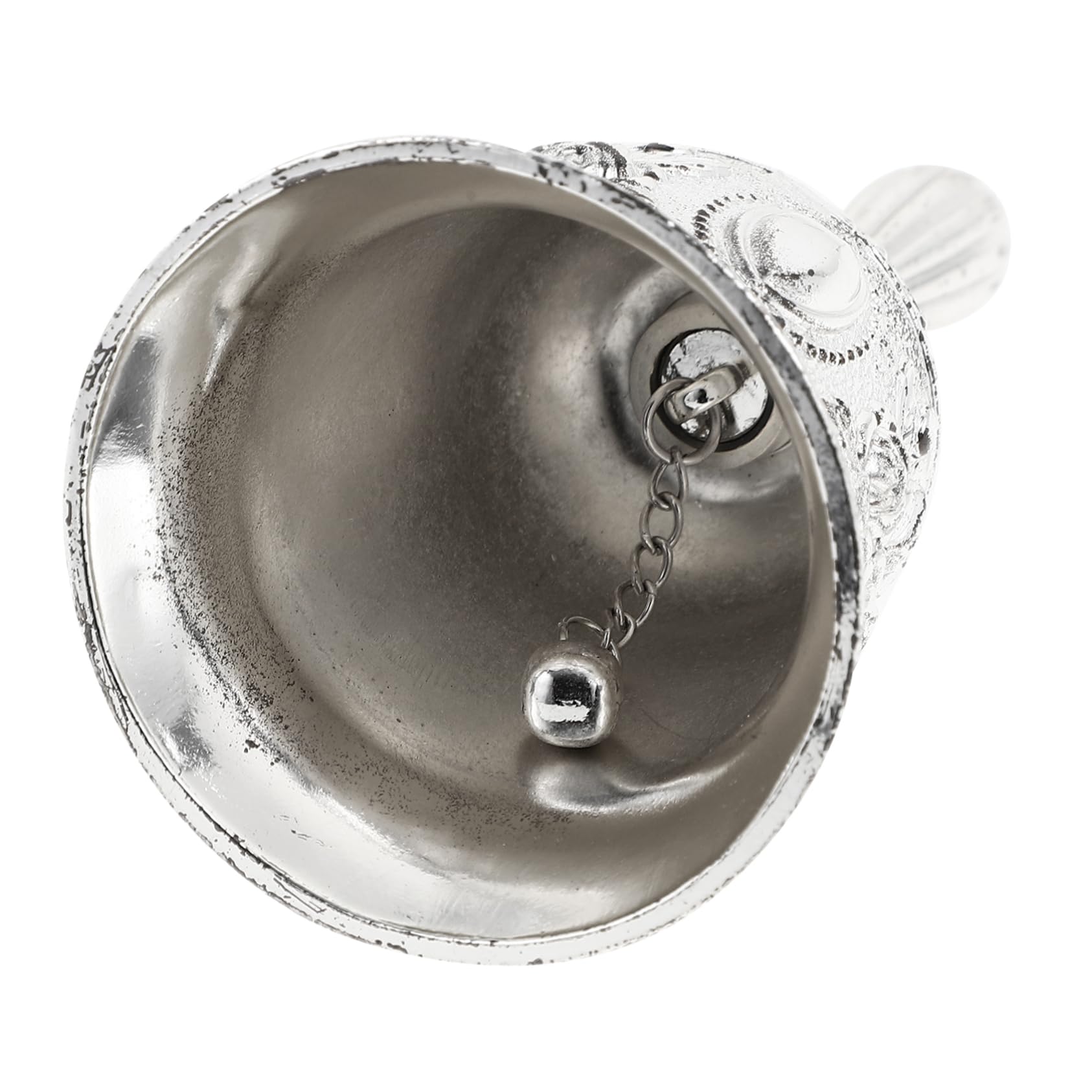 DOITOOL 5 Piezas Campana de Mano de Metal con Ergonómico Campana de Servicio para Escuela Sonido y Duradero para Atención Cliente