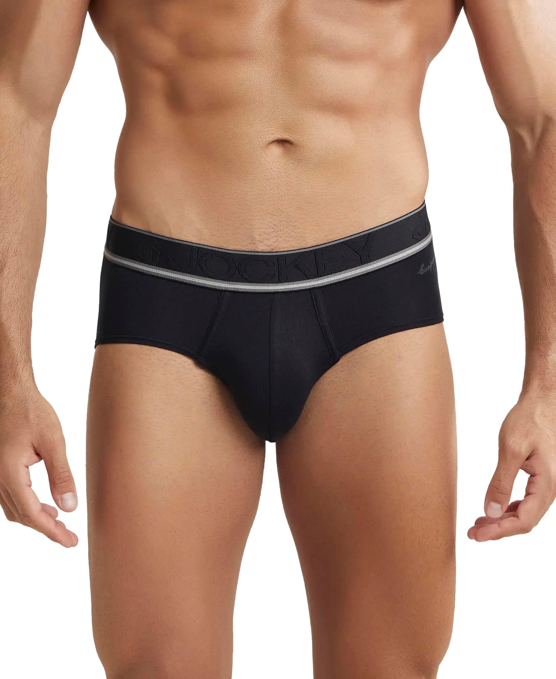 Jockey Men HG15_Pack of 1 Square Cut Brief (pack of 1)