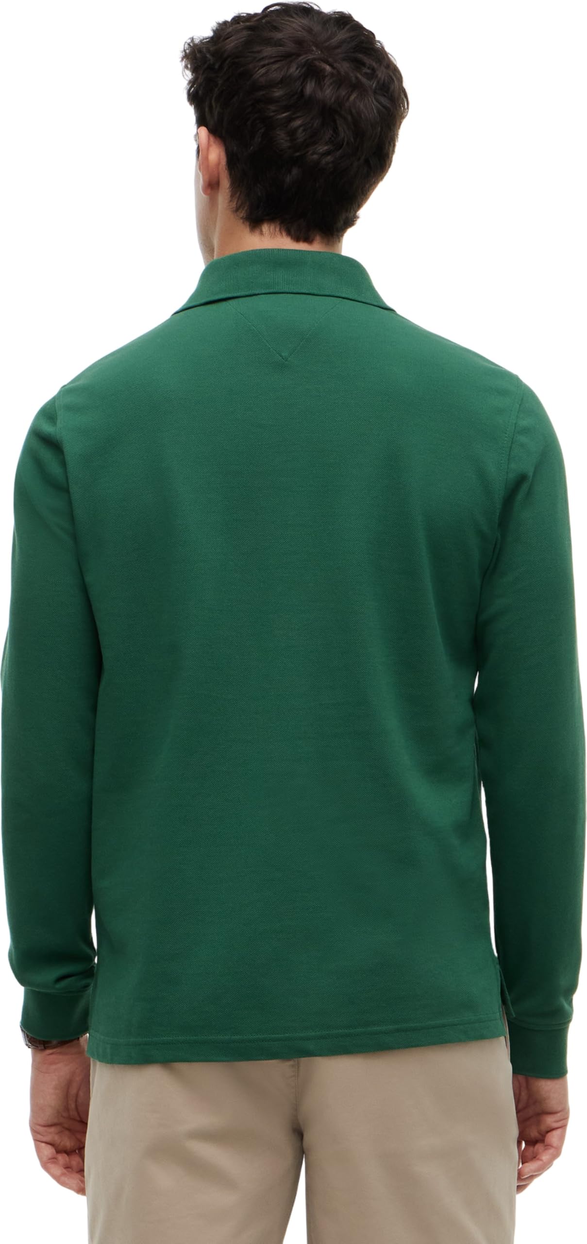 Tommy Hilfiger Polo de Manga Larga Hombre Regular Fit con Botones