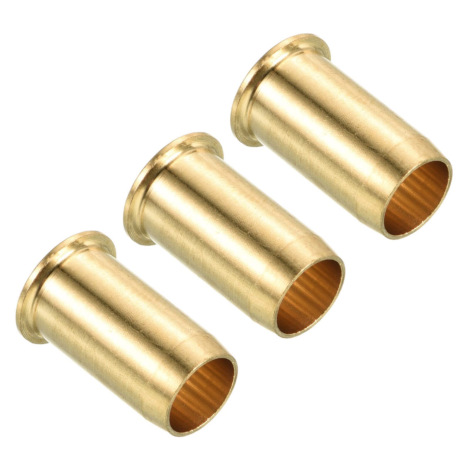Tool parts 3pcs 8mm Tube Brass Compression for INSErt Tube Support Compression Sleeve Fitting