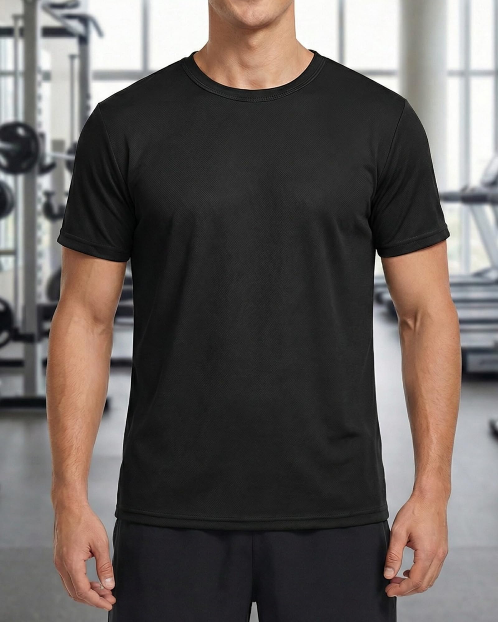 Men's T-Shirt Quick‑Dry Breathable Lightweight Summer Sports Top