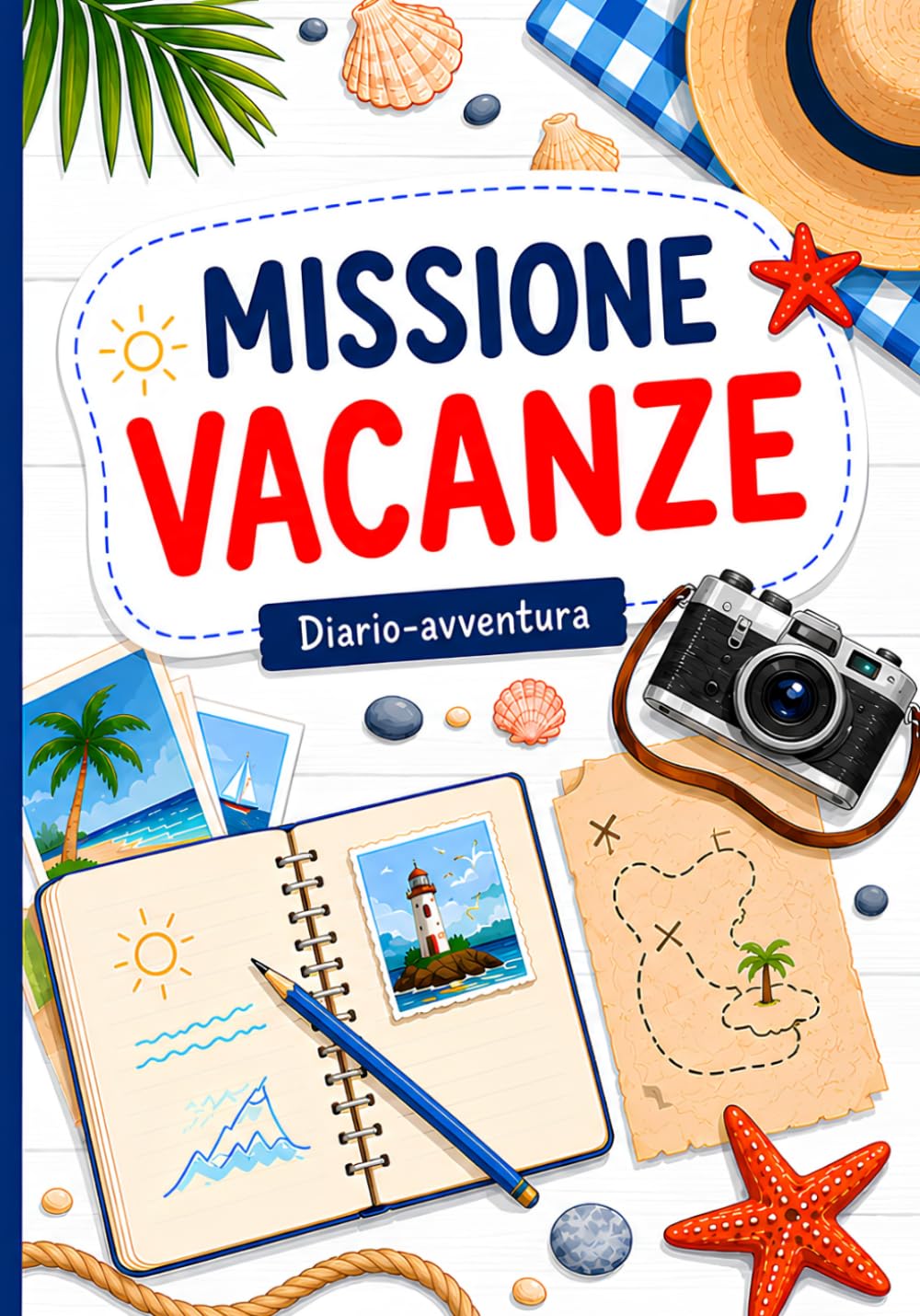 Missione Vacanze: Diario-avventura con giochi, curiosità, missioni e ricordi da conservare