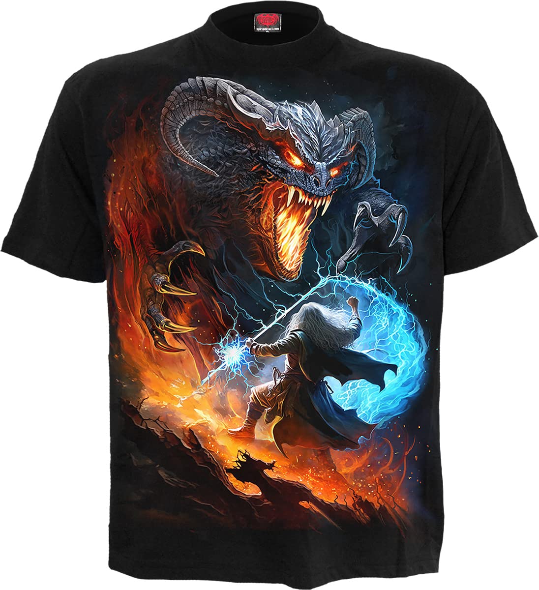 Spiral Unisex Black - Infernal Duel - T-Shirt - 3XL