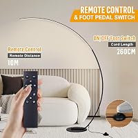 Linkenail LED ívlámpa 25W dimmelhető távirányítóval, 3 színhőmérséklet 4