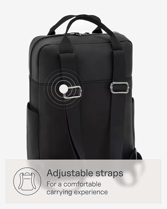 Kapten & Son Bergen All Black Backpack 15 L Work Backpack