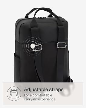 Kapten & Son Bergen All Black Backpack 15 L Work Backpack
