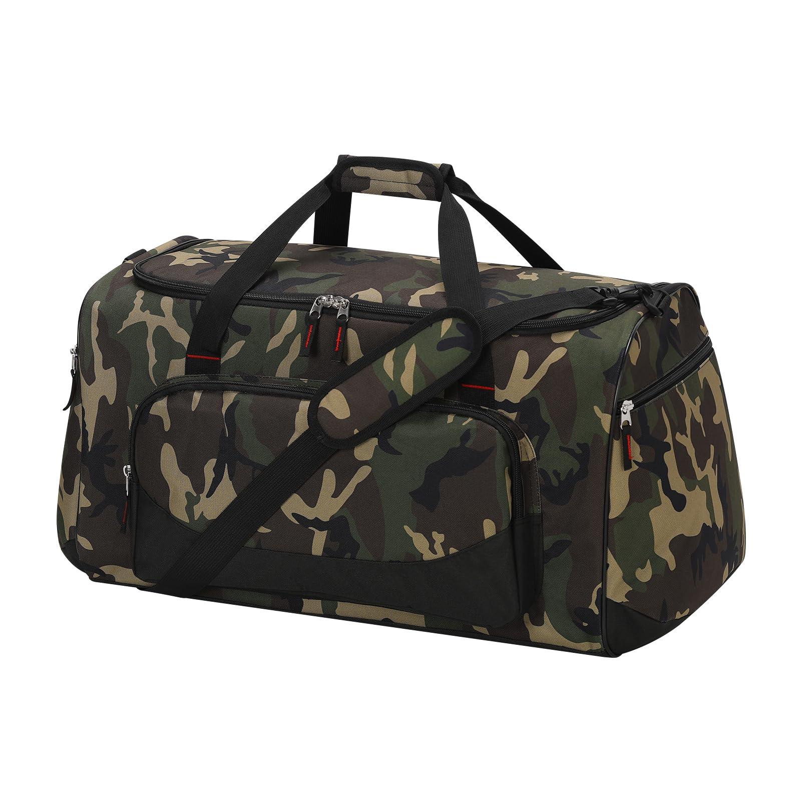 LONALIA 55L Large Sports Duffle Bag for Men - 22 inch Men's Gym Bag Heavy Duty Duffel Bag (Camo)
