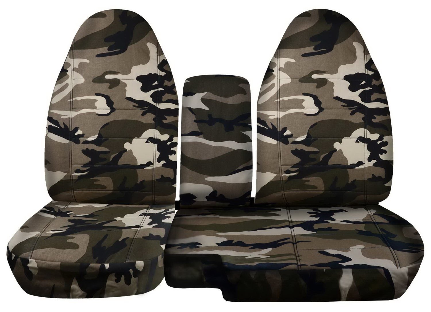 Totally Covers Compatible with 2004-2012 Chevy Colorado/GMC Canyon Camo Truck Seat Covers (Front 60/40 Bench) w Console/Armrest: Tan and Beige Camouflage (16 Prints) Chevrolet