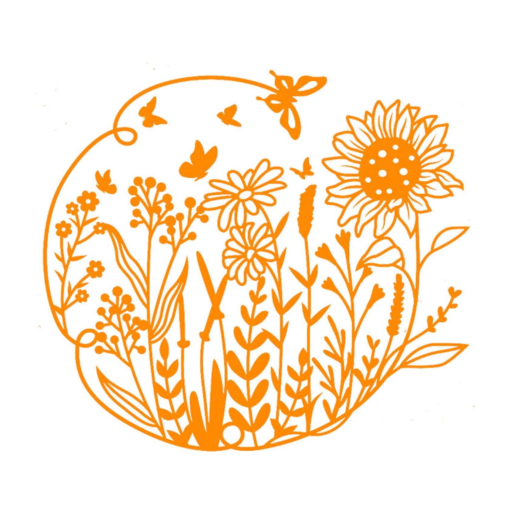 Butterfly Grass Metal Die Cuts for Spring Flower Card Making Decorative Embossing Paper, DIY Scrapbooking Album - Image 3