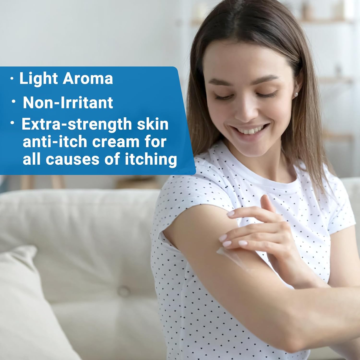 ishancare Anti Itch Cream Extra Strength, Oatmeal Soothing Skin Itch Relief Ointment for Rash, Dermatitis, Eczema, Psoriasis, Hives, Sun, Bites, Poison Ivy, Large Can 3.5 oz - Image 7