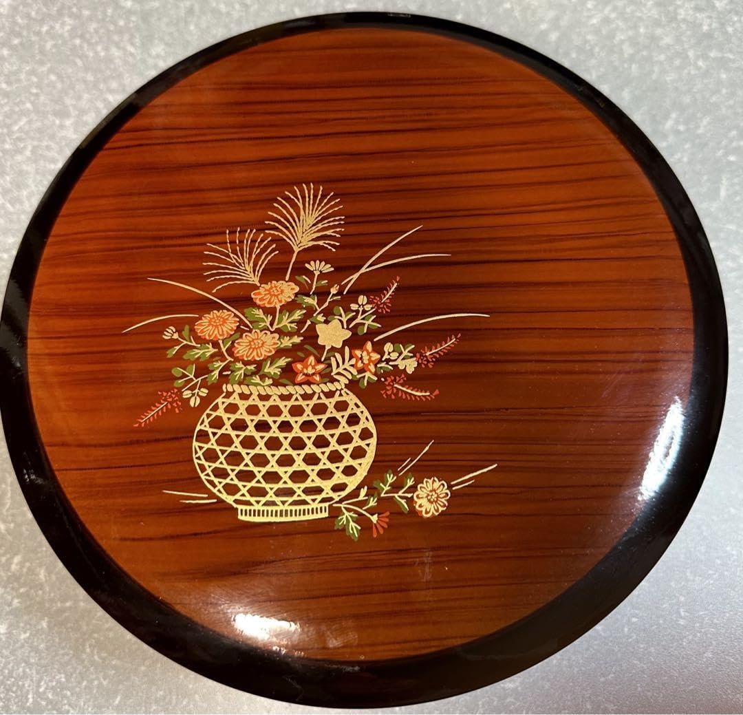 Amazon｜昭和レトロ 木製 お櫃 茶櫃 食器入れ 茶器 菓子器