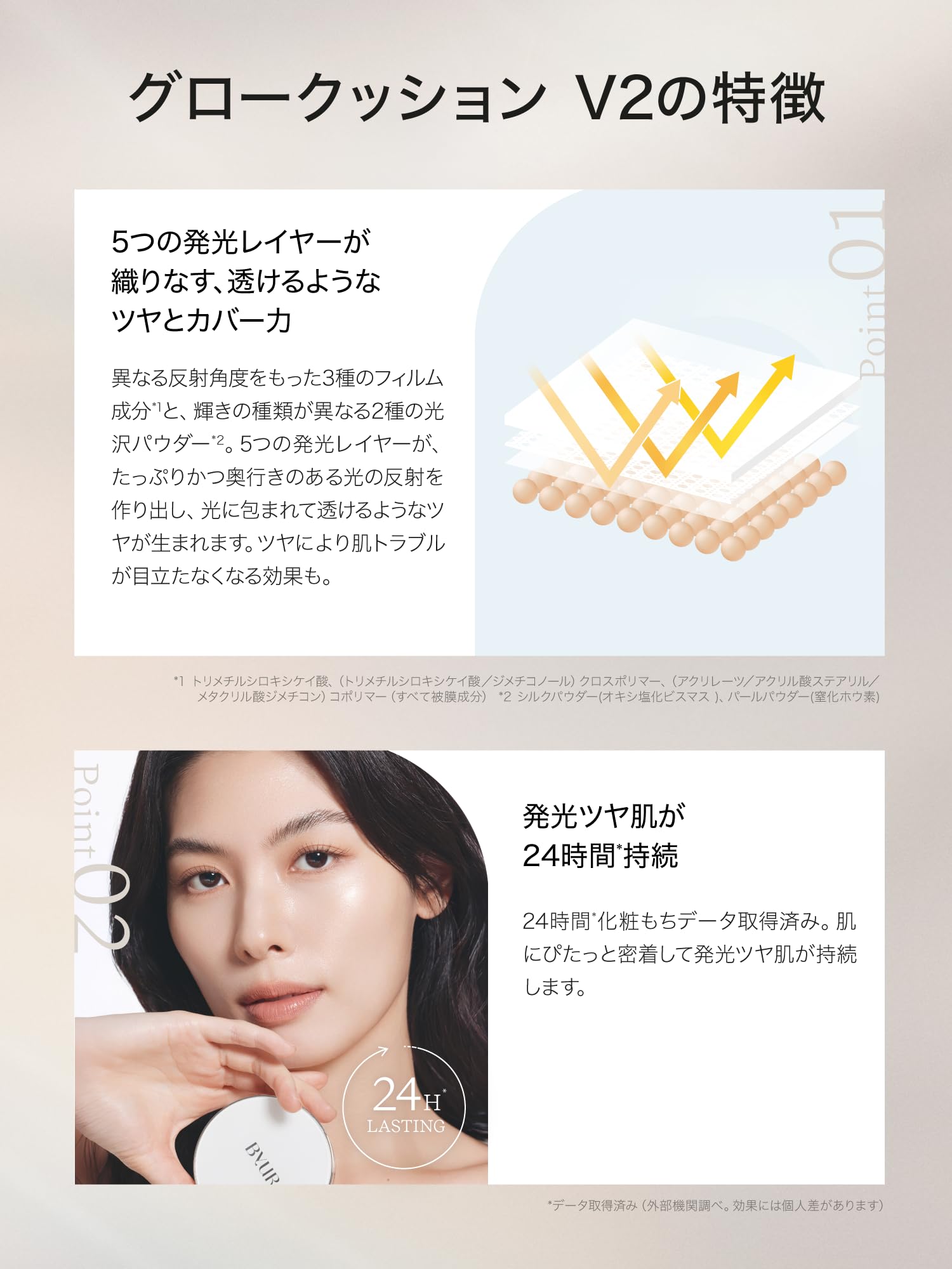 Amazon | ByUR バイユア クッションファンデ フルカバー グロー