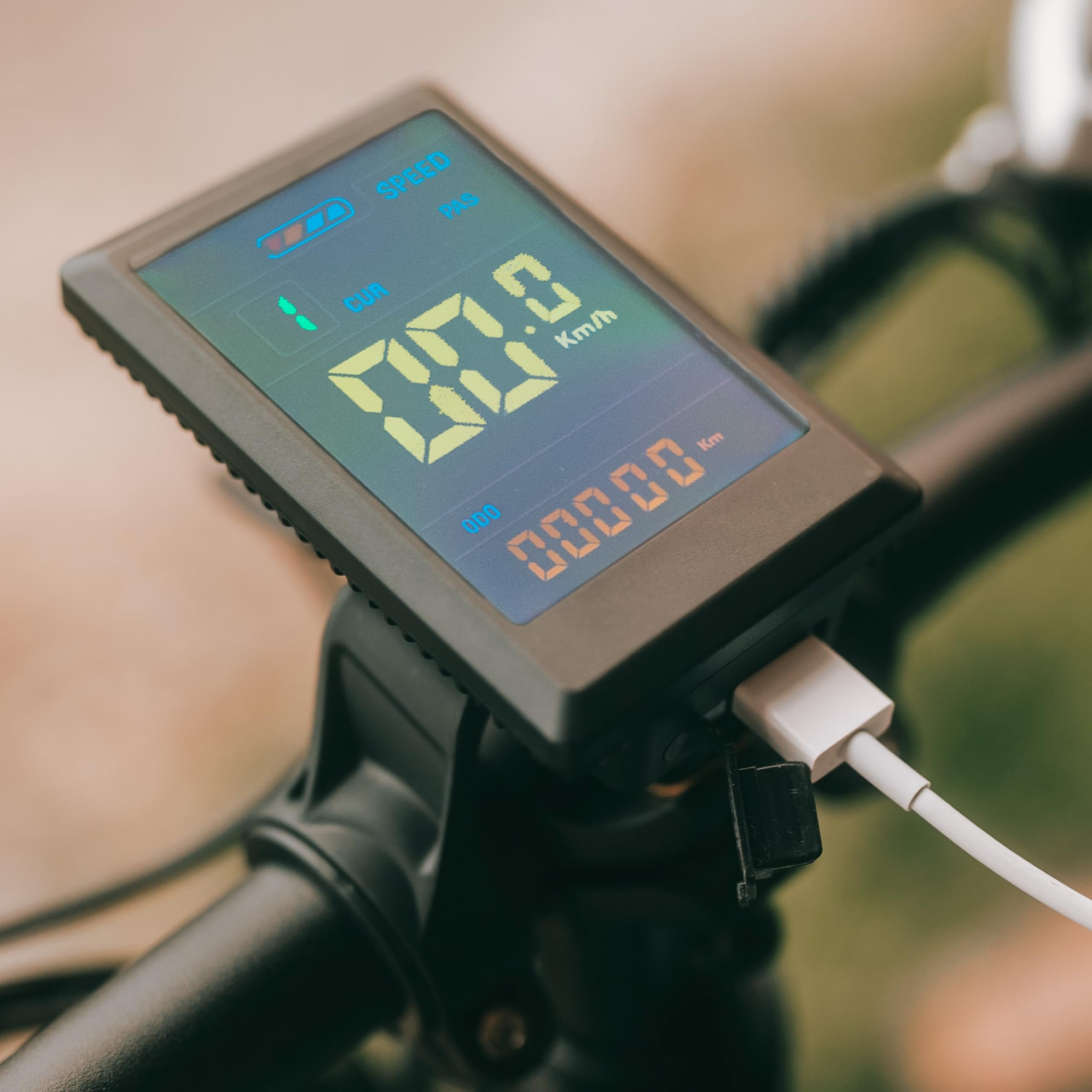 VTT Électrique Adulte - Fat Bike 20x4.0 Pneus Larges - Moteur 100 Nm, Autonomie 120 km, Batterie Amovible - Freins à Disque Hydrauliques, Phare 1200 Lumens - Suspension Intégrale, 7 Vitesses (Beige)