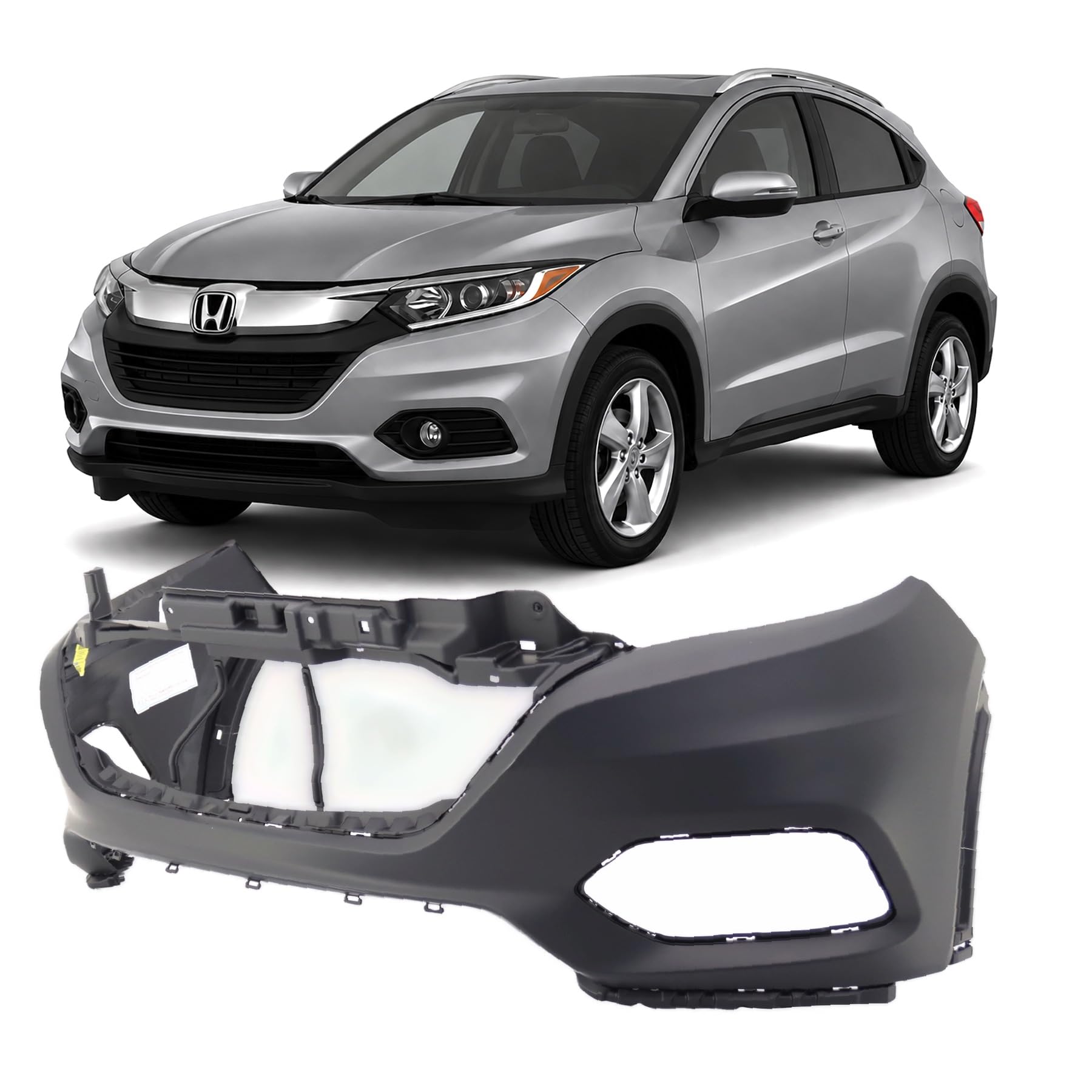 FitParts Compatible with Honda HR-V 2019–2020 Front Bumper Cover