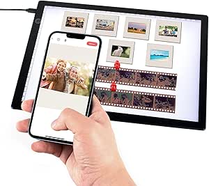 Scanner Portatile Per Diapositive E Negativi - Pannello LED A4, Luminosità Regolabile - Foto 6