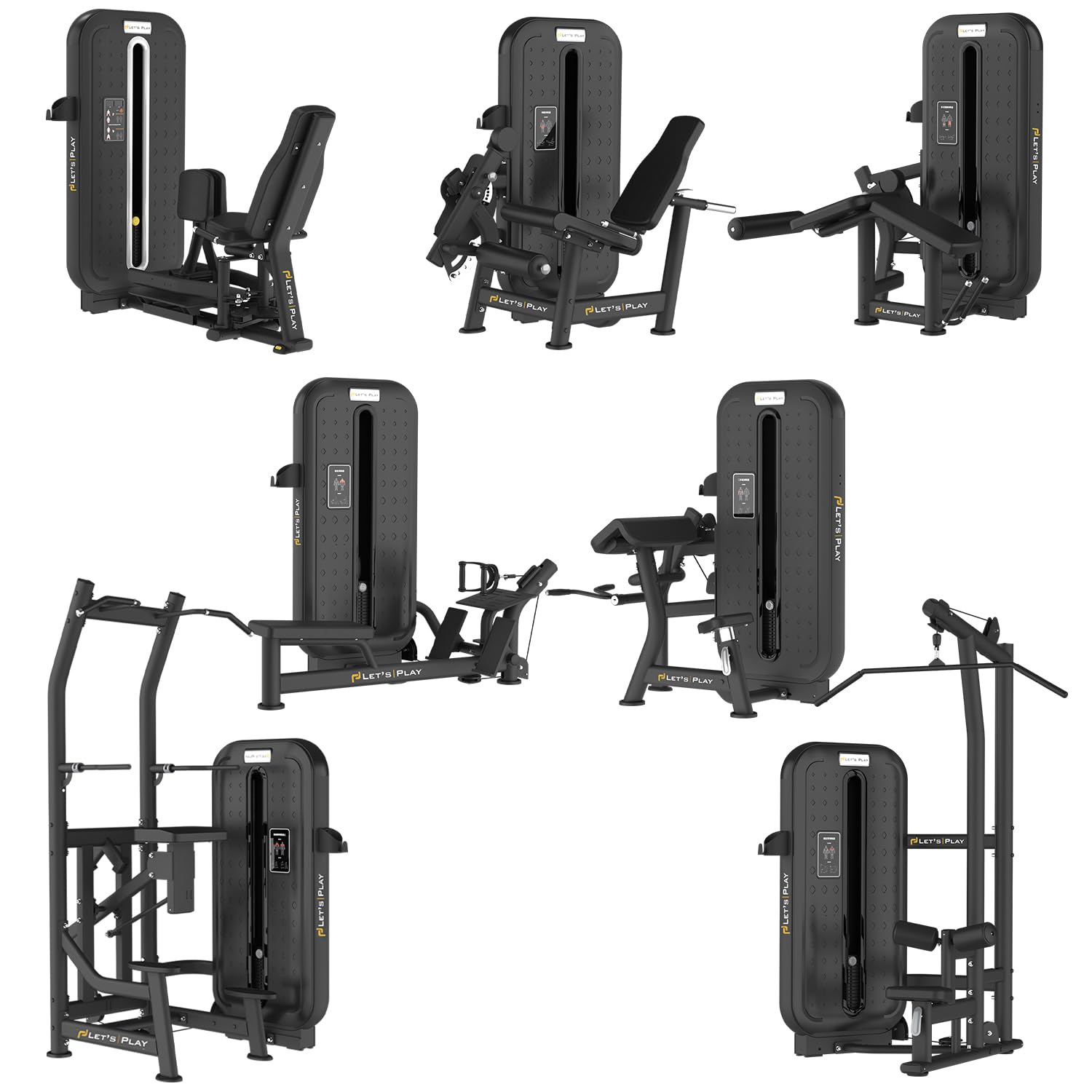 LET’S Play® GO Series LP Multi-Functional Smith Machine Power Rack Gym Setup| Compact All-in-One Strength Training Equipment for Home & Commercial Gym | Lifetime Frame Support-image-30