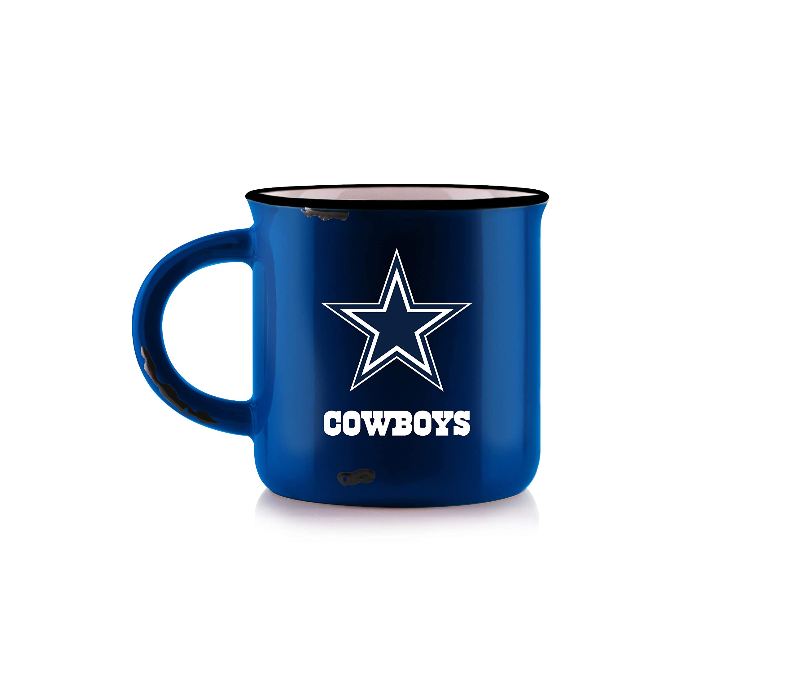 Tasse Dallas Cowboys Duck House en porcelaine bleu mug sport 340ml