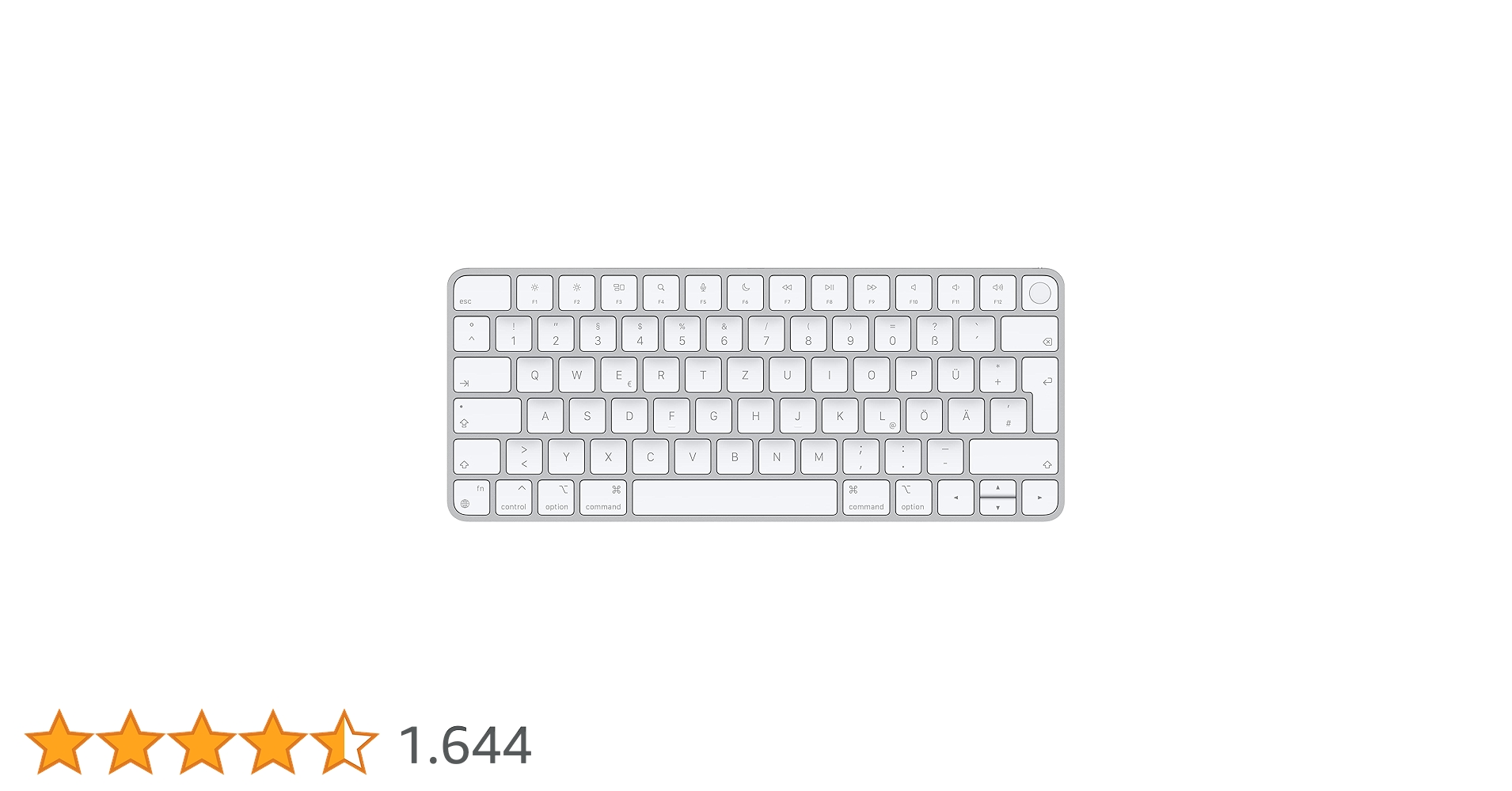 Touch ID Apple Magic Keyboard 10キー Magic Keyboard con Touch ID per Mac con chip Apple - Tedesco