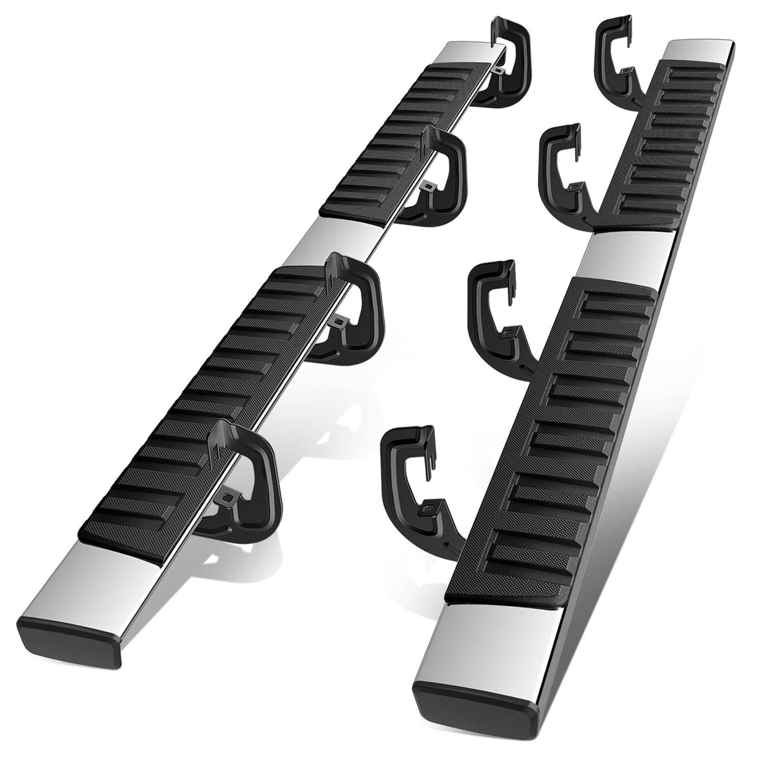 Auto Dynasty 6 inch Chrome Running Boards for 2017 Silverado