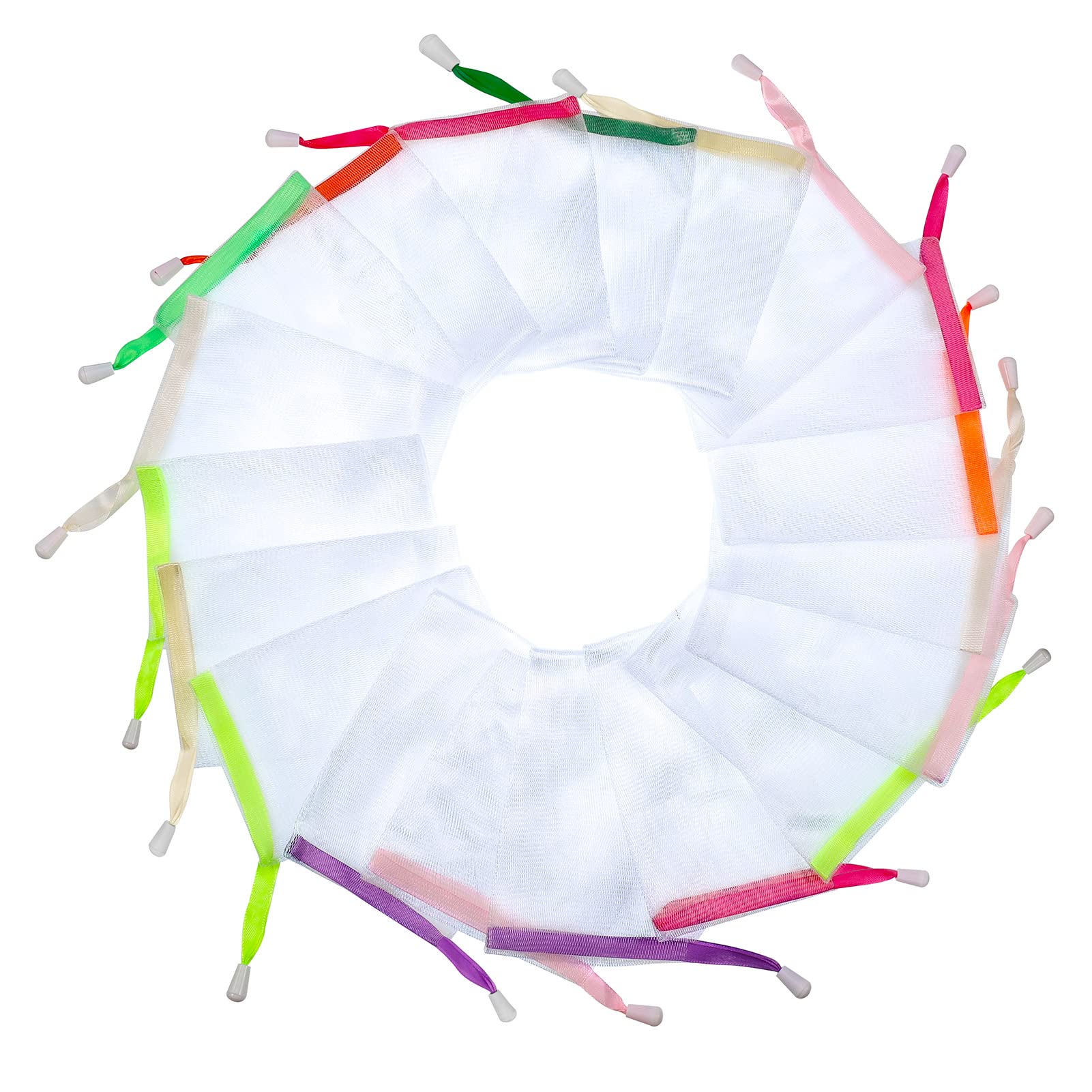 10x Seifensäckchen Aus Nylon Mit Kordelzug – 15x10 Cm, Für Feste Seifen, Duschen & Gesichtsreinigung